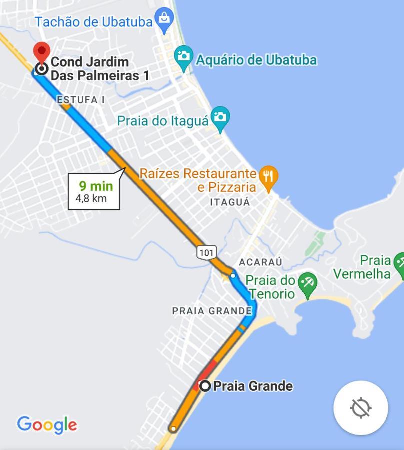 Apartamento Em Ubatuba Proximo A Praia Grande Bagian luar foto